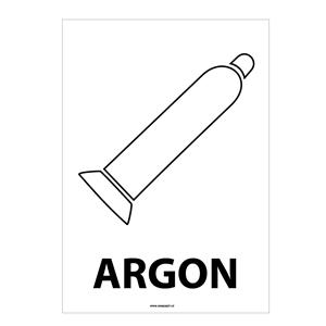 ARGON, Samolepka A5