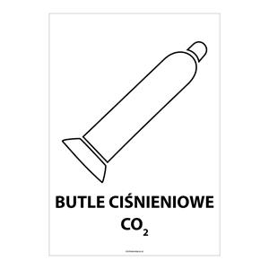 BUTLE CIŚNIENIOWE CO2, płyta PVC 1 mm, 148x210 mm