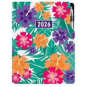 Diár DESIGN denný A4 2026 - Tropic