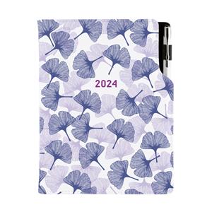 Diár DESIGN týždenný A4 2024 poľský - Ginkgo