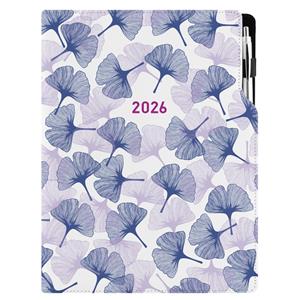 Diár DESIGN týždenný A4 2026 poľský - Ginkgo