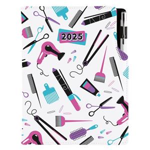 Diár DESIGN týždenný B5 2025 poľský - KADERNÍCKY Hairdresser