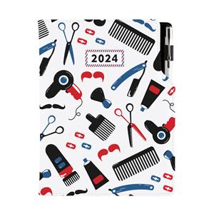 Diár KADERNÍCKY Barber - DESIGN týždenný A5 2024 poľský