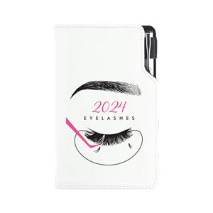 Diár KOZMETICKÝ Eyelashes - DESIGN týždenný vreckový 2024 poľský