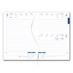 Diár LIBRA denný A5 2026 - červená