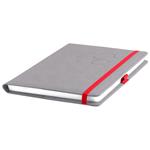 Diár POLY týždenný špeciál A5 2026 - sivá/červená gumička