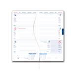 Diár SPLIT CRYSTAL týždenný vreckový 2026 slovenský - fuchsiová