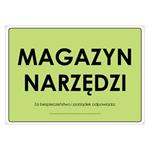 MAGAZYN NARZĘDZI, płyta PVC 2 mm z dziurkami, 297x210 mm