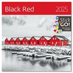 Nástenný kalendár 2025 - Black Red