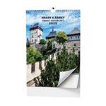 Nástenný kalendár 2025 Hrady a zámky Českej republiky