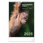 Nástenný kalendár 2025 Najzaujímavejšie zvieratá