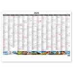 Nástenný kalendár 2025 - Plánovací ročná mapa A1 obrázková