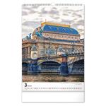 Nástenný kalendár 2025 Praha