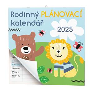 Nástenný kalendár 2025 Rodinný plánovací kalendár