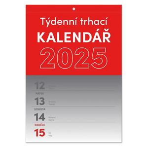 Nástenný kalendár 2025 Trhací týždenný - A5