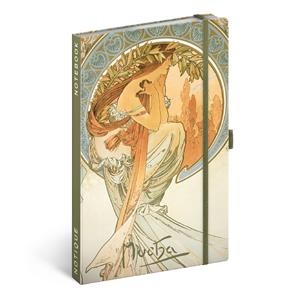 Notes Alfons Mucha – Poézia, linajkovaný