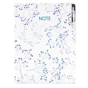 Notes DESIGN A4 bodkovaný - Lučné kvety