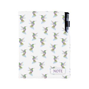 Notes DESIGN A5 bodkovaný - Kolibrík