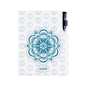 Notes DESIGN A5 bodkovaný - Mandala modrý