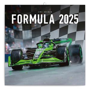 Poznámkový kalendár 2025 Formula – Jiří Křenek