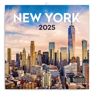 Poznámkový kalendár 2025 New York