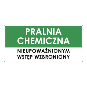 PRALNIA CHEMICZNA, zielony - płyta PVC 2 mm z dziurkami 190x90 mm