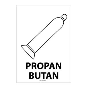 PROPAN BUTAN, Samolepka A5