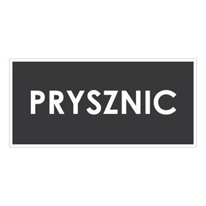 PRYSZNIC, szary - płyta PVC 2 mm 190x90 mm