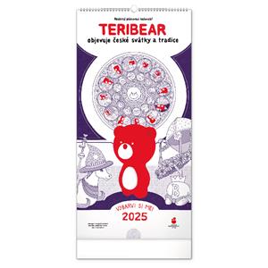 Rodinný plánovací kalendár 2025 TERIBEAR CZ