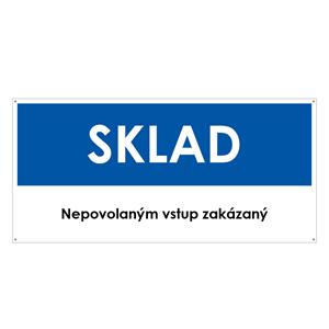 Sklad, modrá, plast 2mm s dierkami-190x90mm