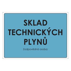 SKLAD TECHNICKÝCH PLYNŮ, plast 2 mm s dírkami A4