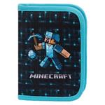 Školský peračník jednoposchodový Minecraft Blue Axe