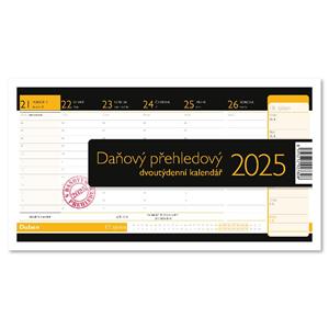 Stolový kalendár 2025 - Daňový prehľadový