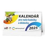 Stolový kalendár 2025 Kalendár pre naše babičky a deduškov