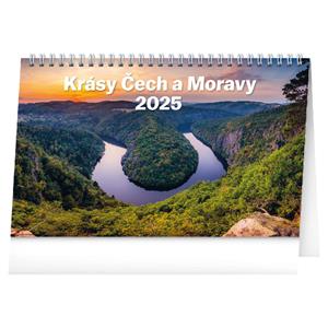 Stolový kalendár 2025 Krásy Čech a Moravy