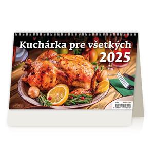 Stolový kalendár 2025 - Kuchárka pre všetkých