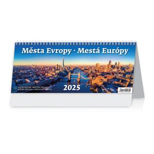 Stolový kalendár 2025 - Města Evropy/Mestá Európy