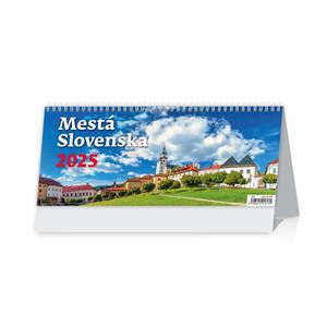 Stolový kalendár 2025 - Mestá Slovenska