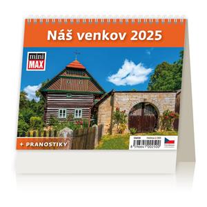 Stolový kalendár 2025 - MiniMax Naše mestá