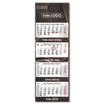 Štvormesačný kalendár Kvatro skládaný slovenský 2026 - sivý