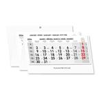 Štvormesačný kalendár Kvatro skládaný slovenský 2026 - sivý