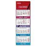 Štvormesačný kalendár Kvatro skládaný slovenský so špirálou 2026 - sivý