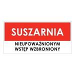 SUSZARNIA, płyta PVC 1 mm 190x90 mm