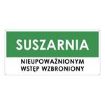 SUSZARNIA, zielony - płyta PVC 2 mm z dziurkami 190x90 mm