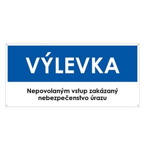 Výlevka, modrá, plast 2mm s dierkami-190x90mm