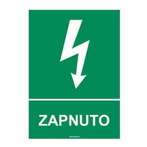 ZAPNUTO, plast 1 mm, A4